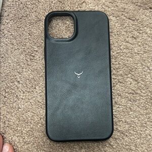 Cretanbull Genuine Leather Protective Slim Case - Onyx Black bin d d24
